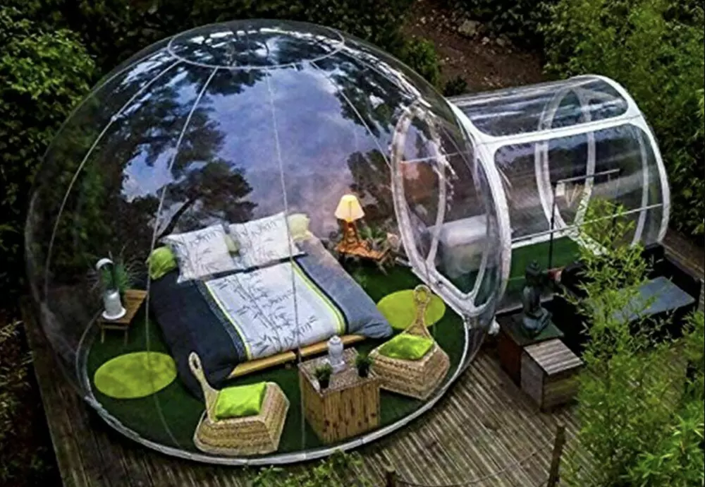 inflatable tent looks like bubble